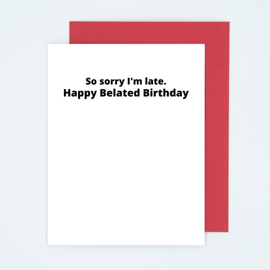 Belated Birthday