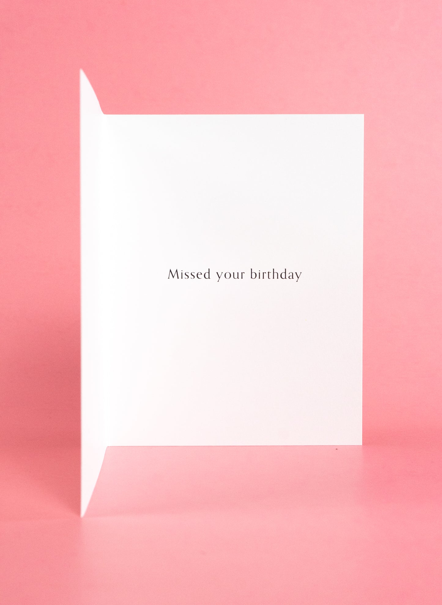 Belated Birthday
