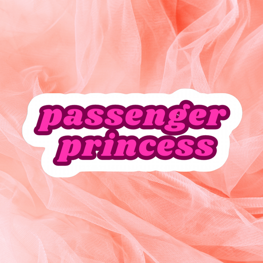 Passenger Princess Sticker