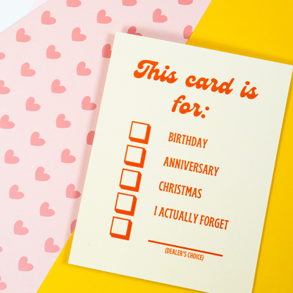 This Card is For...